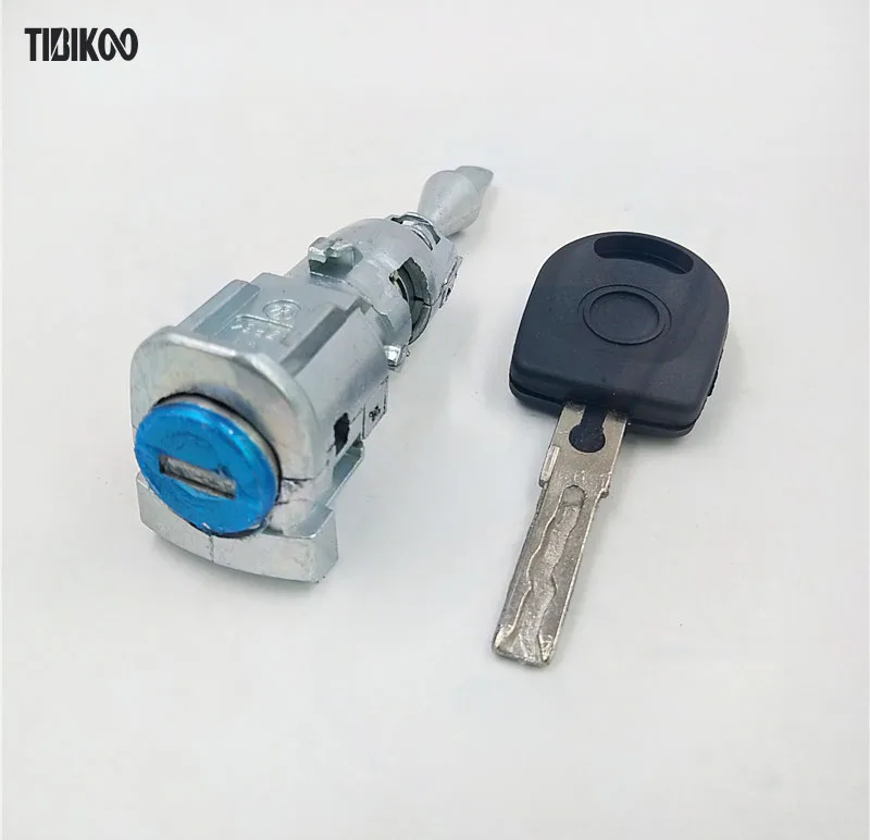 Blokada samochodu Cylinder do VW Sagitar wymiana lewych drzwi automatyczna blokada rdzenia do drzwi głównych Drving wewnątrz rowka