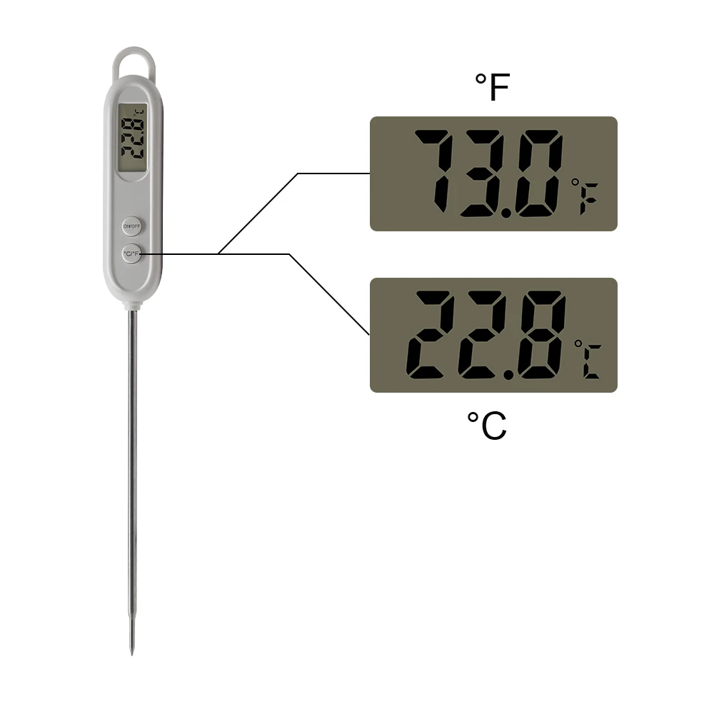 Küche Kochen Thermometer Digitale Elektronische BBQ Fleisch Lebensmittel Temperatur Monitor Sensor Messgeräte