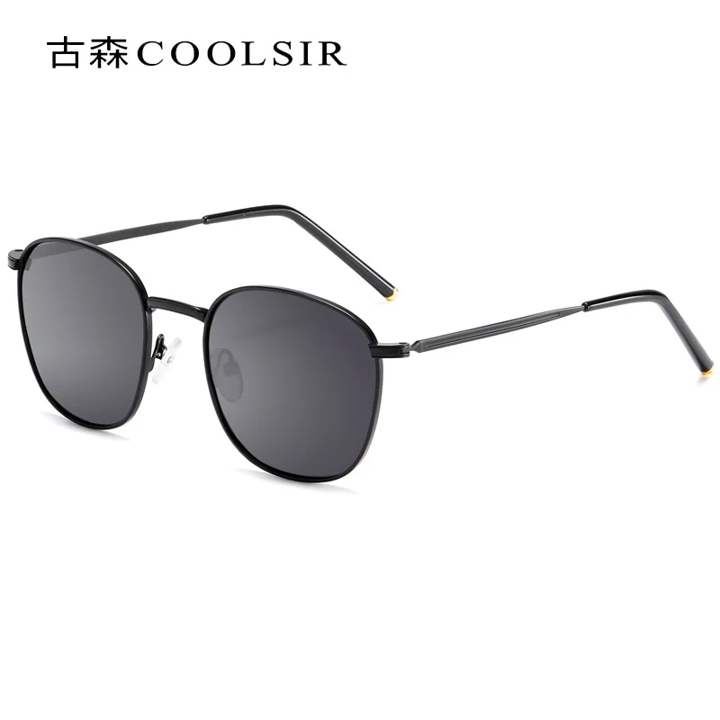 Metal alloy fashion women\'s glasses, retro polarized sunglasses 6131