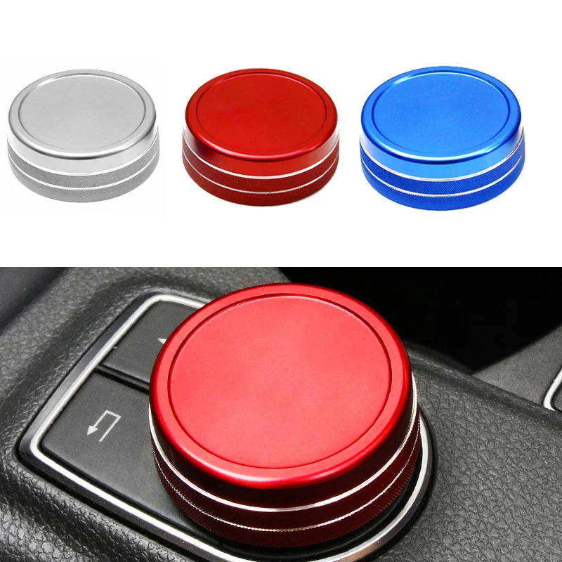 Car Center Console Multimedia Navigation Knob Decoration Cover For Mercedes Benz A B E GLA GLE CLA MB W176 W246 X156