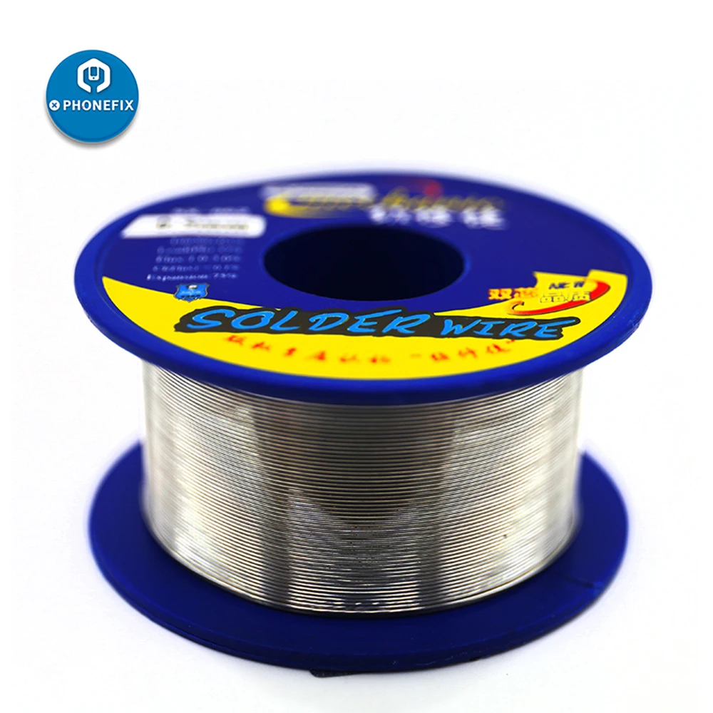 Meccanico colofonia filo per saldatura 60g SX862 0.3/0.5/0.6/0.8/1.0mm rotolo di filo di stagno per saldatura a basso punto di fusione per strumenti di saldatura BGA