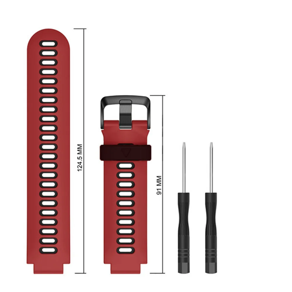 ساعة معصم سيليكون حزام للغارمين Forerunner 735XT 735 220 230 235 620 الفرقة الرياضة العصابات ساعات سوار ذكية الأشرطة