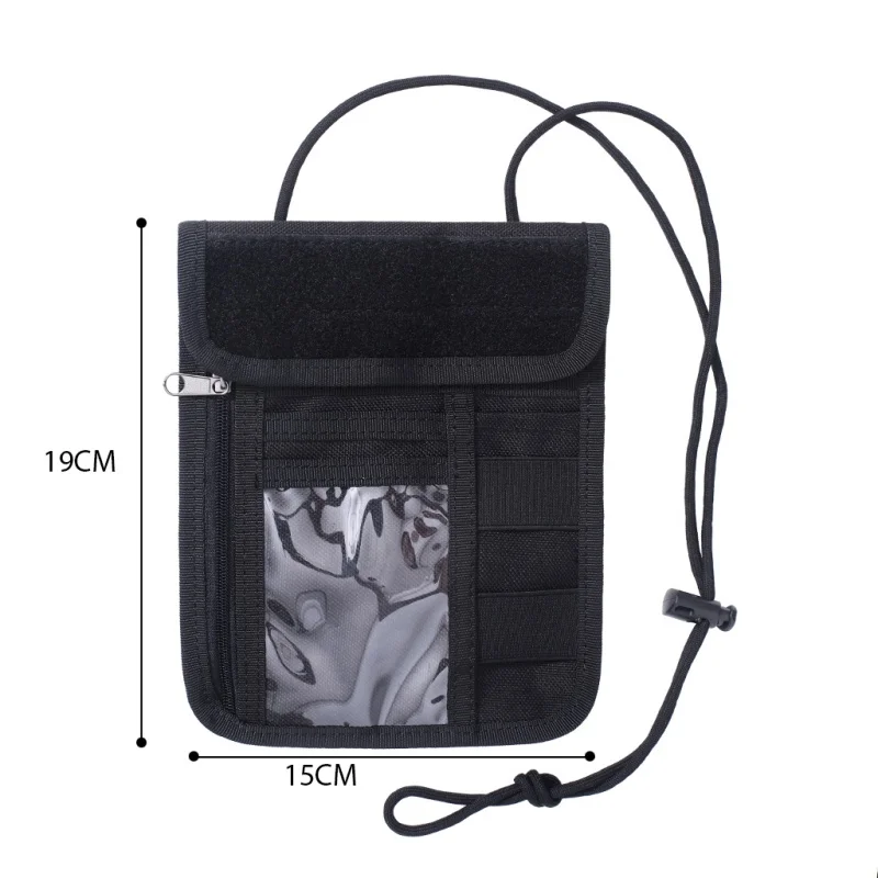 Molle Hunting ID Holder Tactical Pouch File Folder Organizer Bag Military Chest Hanging Molle Card Holder In Card Bags