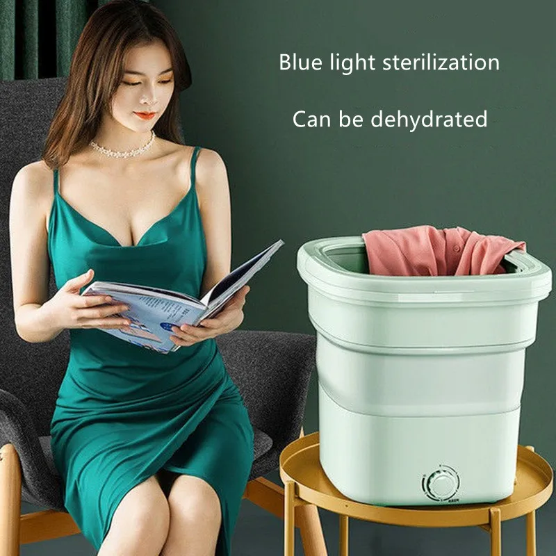 Mini Washing Machine Folding Washing Machine Portable Laundry Imitation Hand Laundry Household Small Underwear Cleaning