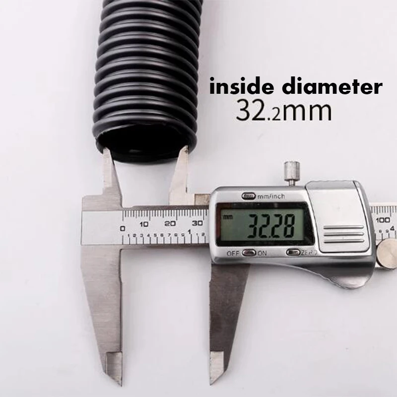 Гибкие растягивающиеся шланги из ЭВА, диаметр 32 мм, внешний диаметр 39 мм, для бытовых и автомобильных пылесосов, черные, серые, 2-10 м