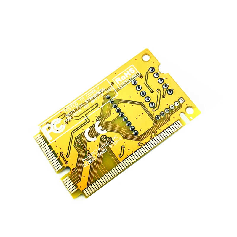 PCI-E LPC PC Analyzer Tester POST Card Test Plastic/Metal High Stability For Notebook Laptop Express Card Hexadecim Post Card