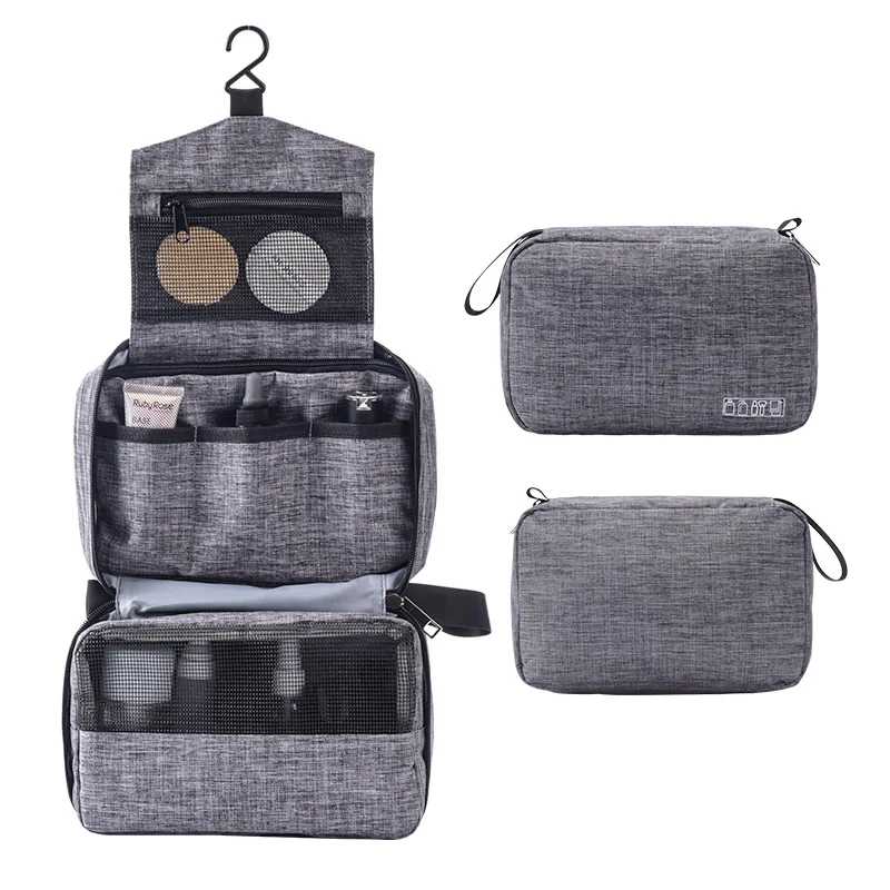 

New Large-Capacity Makeup Hook Wash Bag Travel Cosmetics Storage Box Waterproof Bathroom Organizer Beauty