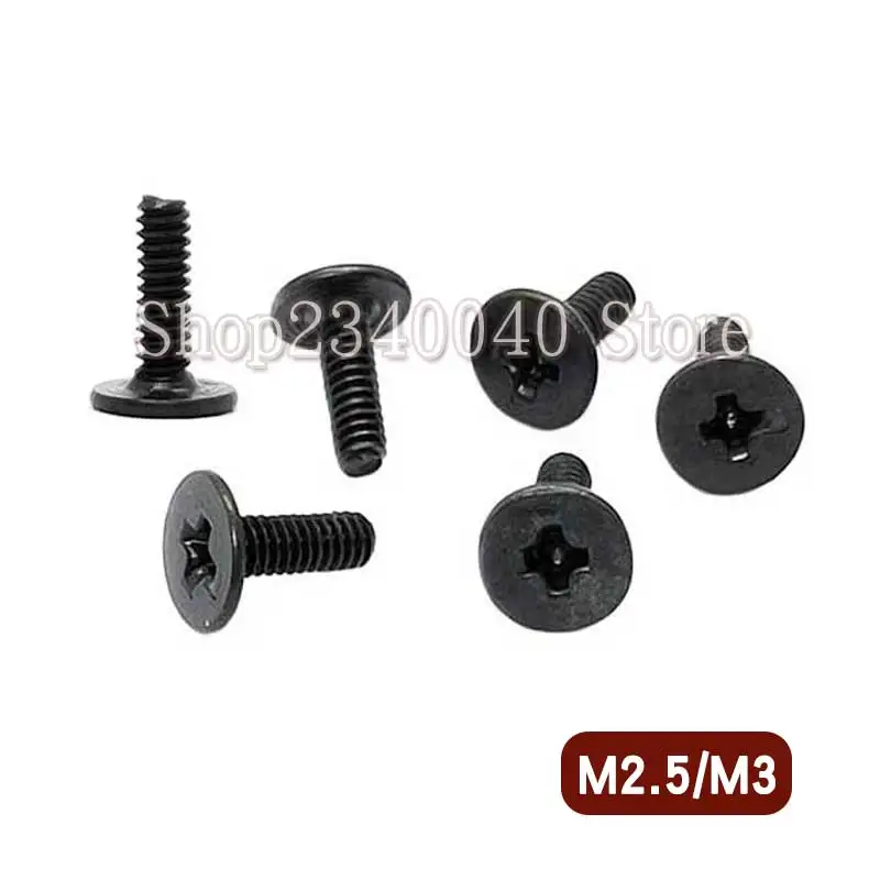 

25 штук/50 шт. см M2.5 M3 углерода Сталь Phillips ультра тонкий супер низкие цены на плоской подошве саморезы с пресс шайбой винт черный поперечный болт для ноутбука