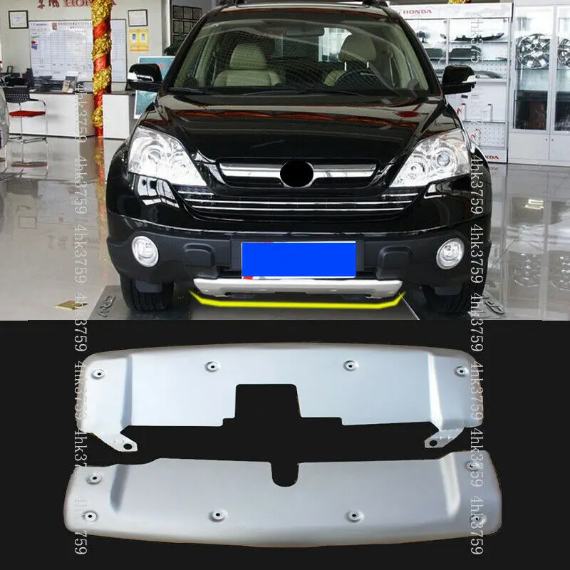 

For Honda CR-V 2007-2009 Aluminum alloy Front&Rear Bumper Skid Protector Guard Plate Car modification Auto parts