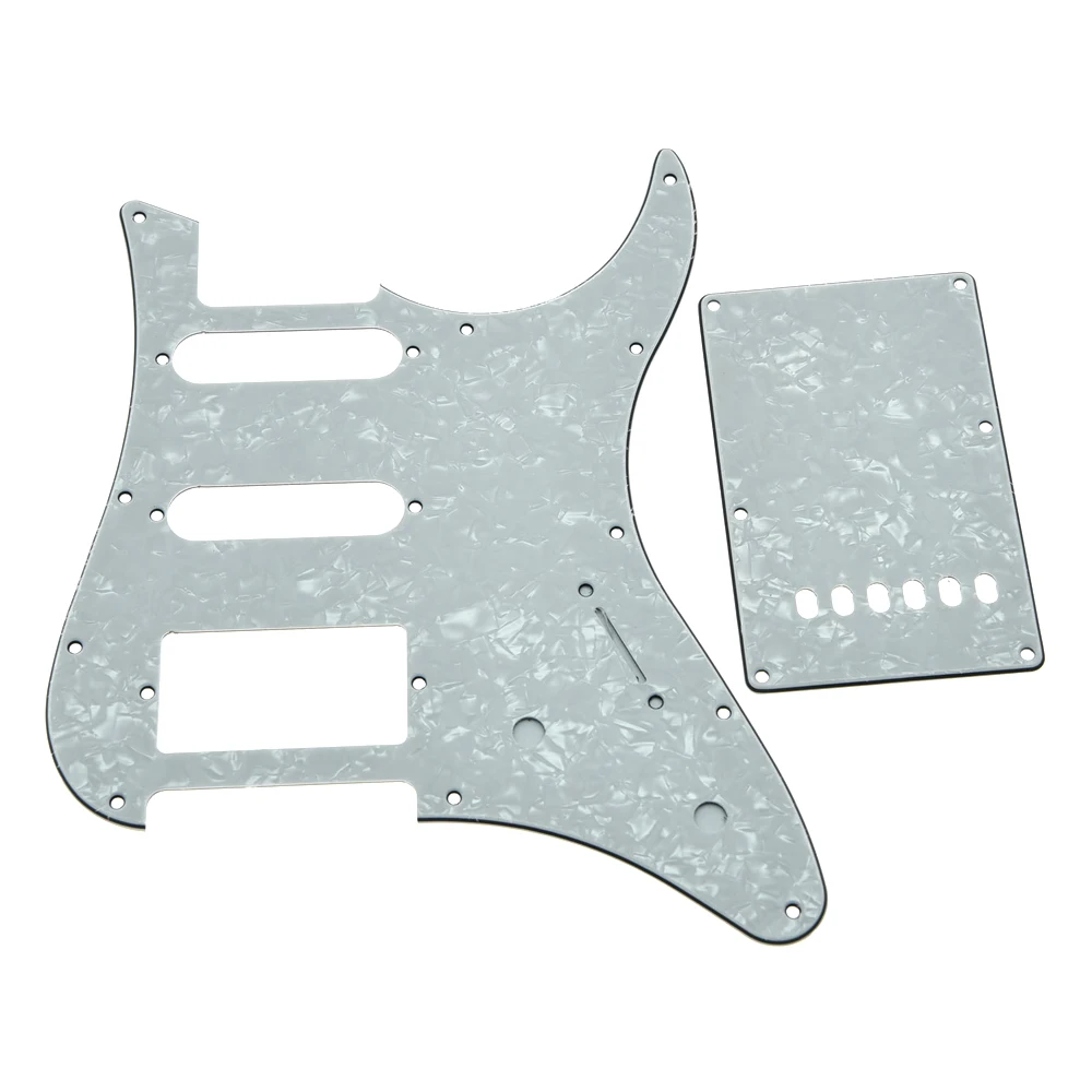 

White Pearl Guitar Pickguard W/ Back Plate and Screws Fits for Yamaha PACIFICA Guitar Accessories Guitar Part Dropshipping