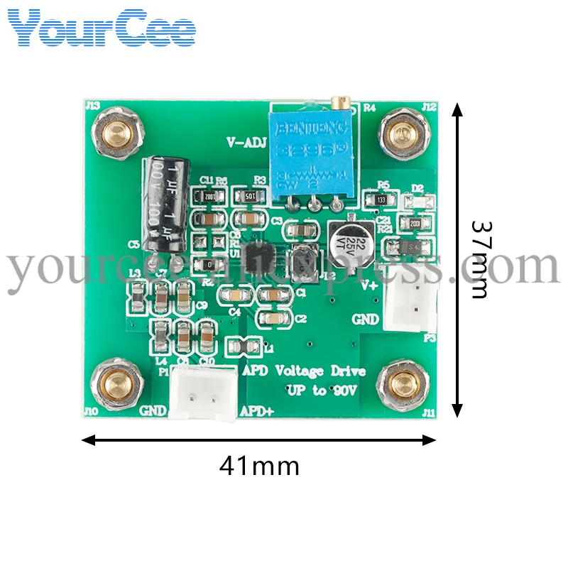 OPA855 High-speed Transimpedance Amplifier Module APD PIN Photodetection TIA IV Conversion Board 1KV 10KV 1MV/A