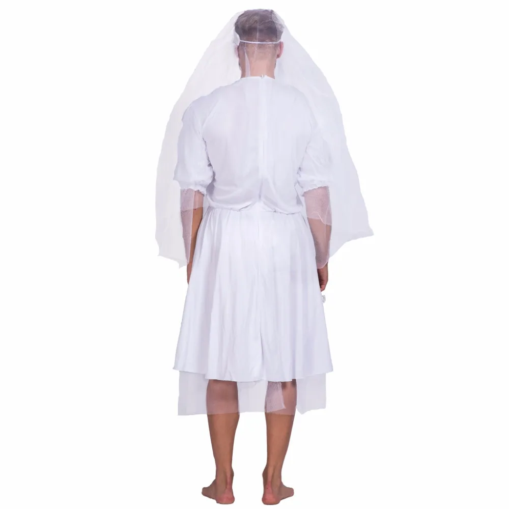 Costume d'Halloween drag dinner pour hommes, tenues de cosplay de renversement de marié adulte, carnaval de Pâques, robe de paupières de Pourim, drôle