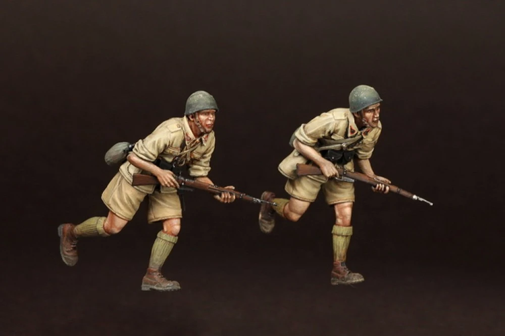 1/35 Resin Model Figure GK ,2 Figure , Unassembled and unpainted kit