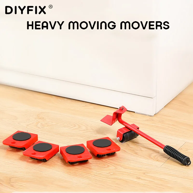 DIYFIX Hand Tool Moving Heavy Obiects Transport Set Home Furniture Bed Shifting Labor Saving Moving Tool Household Home Set