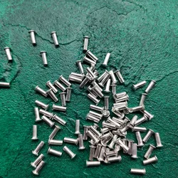 20pcs/Pack 7.23*2.26mm Aluminum Alloy Rivets For Zippo Steel Wheel Kerosene Petrol Lighter Universal Repair Parts Replacement