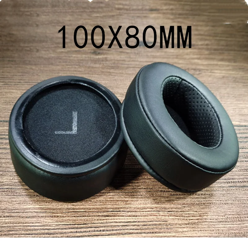 Miękka skóra proteinowa wkładki do uszu 90x70mm 100x80mm 105x85mm dla AKG dla HifiMan dla ATH dla słuchawek Philips lub ATH M50X HyperX