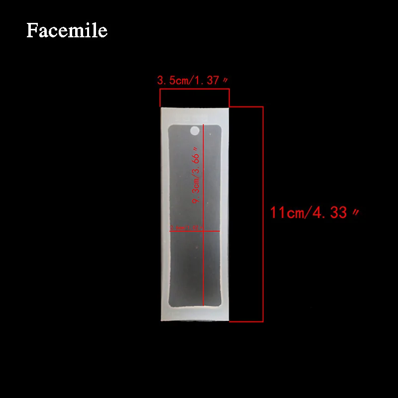 Rectangle Bookmarks Transparent UV epoxy Resin Liquid Silicone Mold For DIY jewelry Pendant Charms Making tools craft art