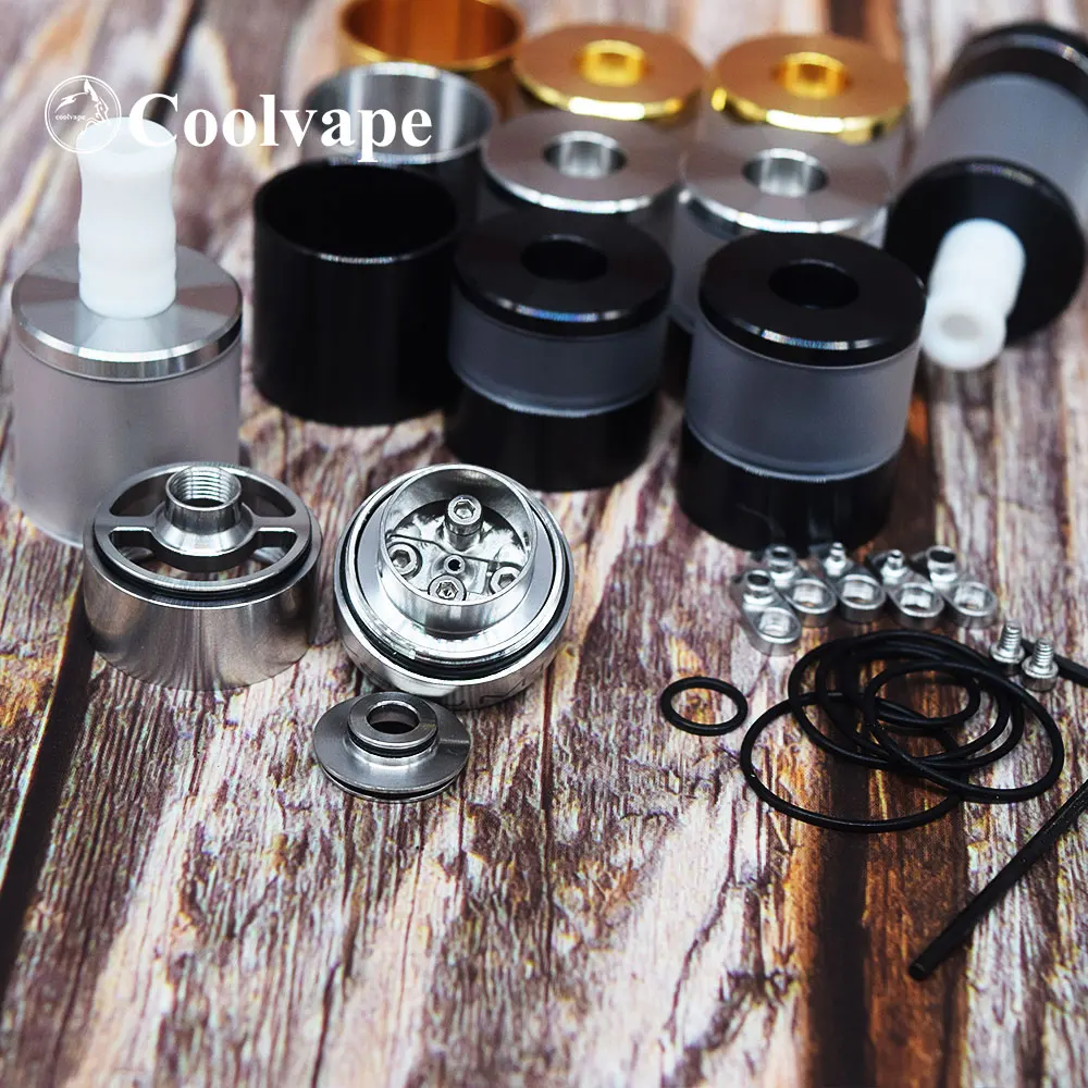 Coolvape Dvarw MTL elektroniczny papieros RTA zbiornik 5ml 316 SS 22mm Rebuildable atomizer zbiornik vape fit 510 mech mod vs Dvarw DL RTA