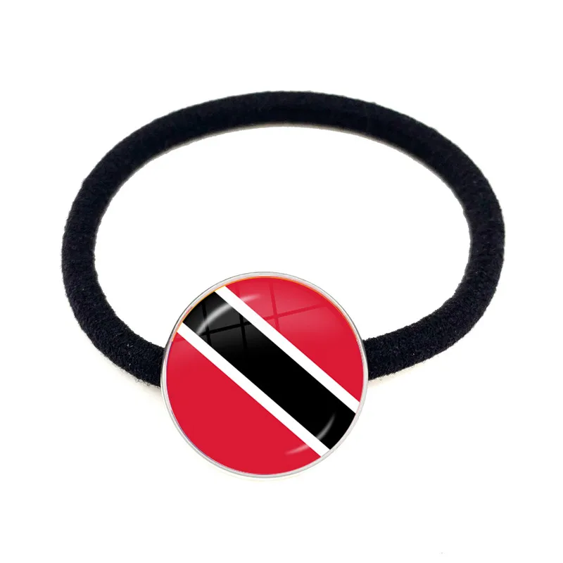 Trinidad,Sierra leone,Jamaica,Guyana,Ghana,UK,Libya,Estonia,India National Flag Elastic Hair Bands Accessories Jewelry For Wonen