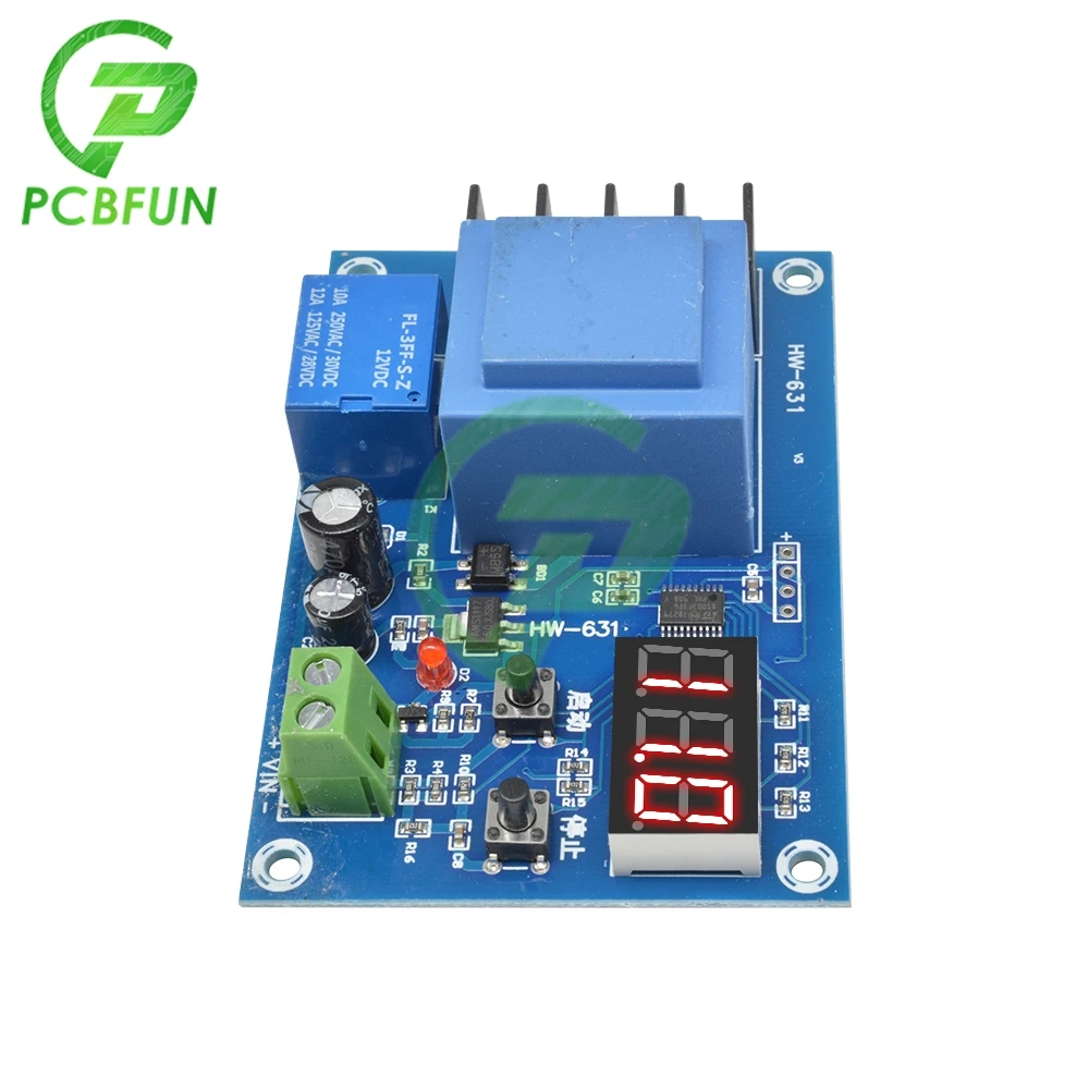 3.7V-120V XH-M602 Digital Control Battery Lithium Battery Charging Control Module Battery Charge Control Switch Protection Board