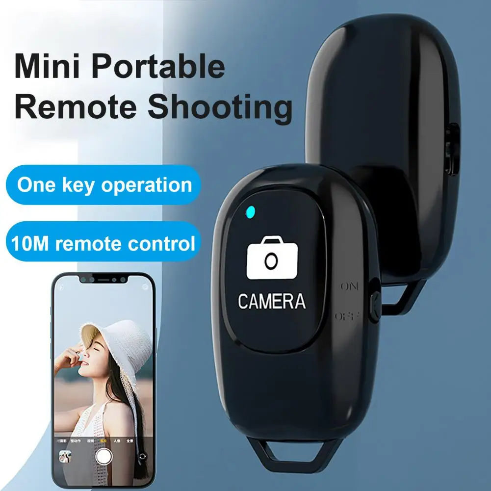 Mini Wireless Phone Remote Controller Bluetooth-compatible 5.0 Non-delayed Driver-free Remote Shutter for Taking Photos