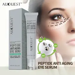 AuQuest peptydy Ageless natychmiast krem z kwasem hialuronowym Serum Essence Gel Roller masaż ujędrniający zmarszczki Puffy pielęgnacja oczu