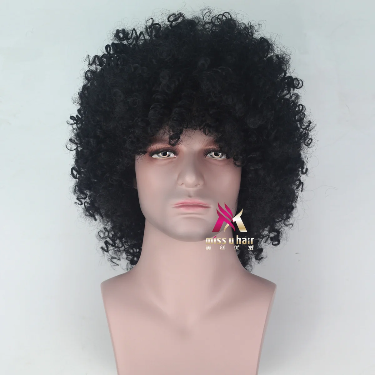 

Halloween Wig Daily Performances Photographed Dressed Friends Explosion Black Short Hair Wig Cosplay Wig