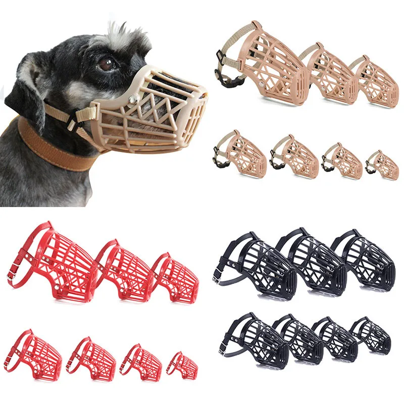 New Pet Dog Muzzles 2 Kinds style Environmental Protection Rubber Dog Cover for Puppy and Medium Dog collar Pet Supplies XS-XXXL