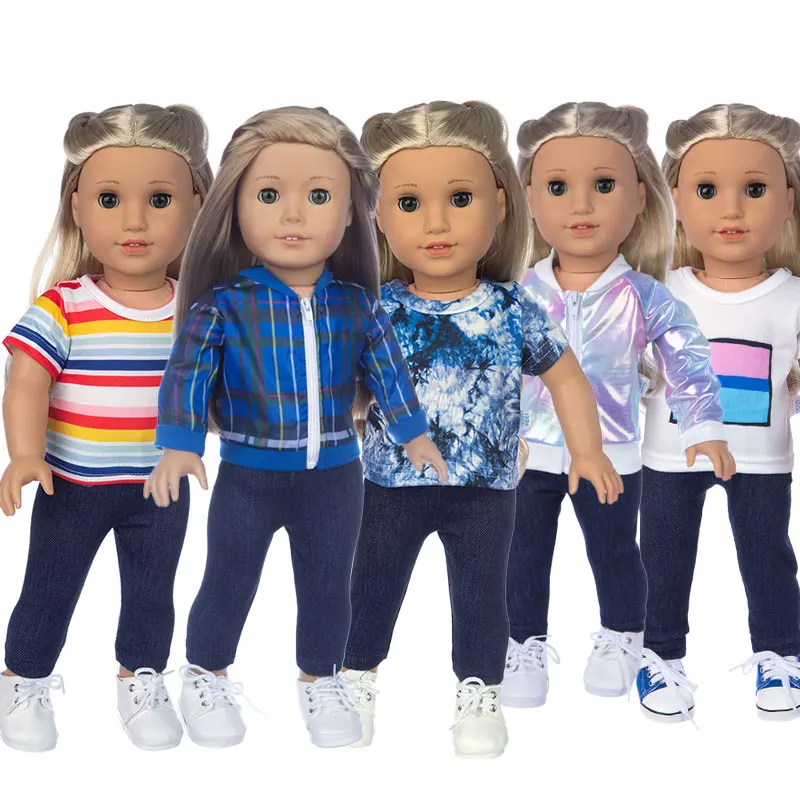 

2021 fashion suit Set Fit For American Girl Doll 18 Inch Doll Clothes , Shoes are not included.