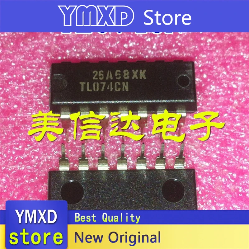 10pcs/lot New Original TL074CN operational amplifier DIP-14 In Stock