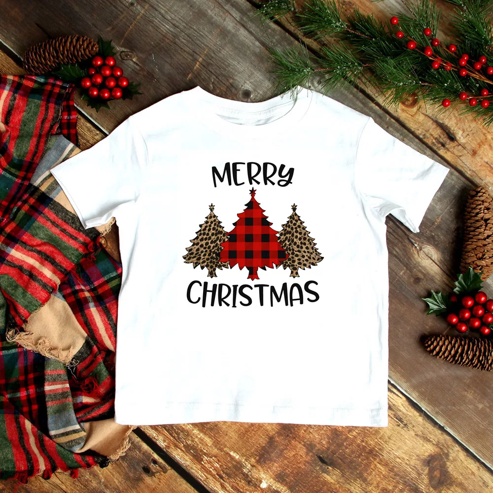 Merry Christmas Family Shirts Family Christmas T-Shirts Mommy and Me T-Shirt Family Matching Christmas Clothes Wear