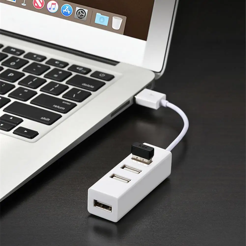 USB Splitter Hub 4-in-1 Docking Station 4-in-1 USB 2,0 Docking Station