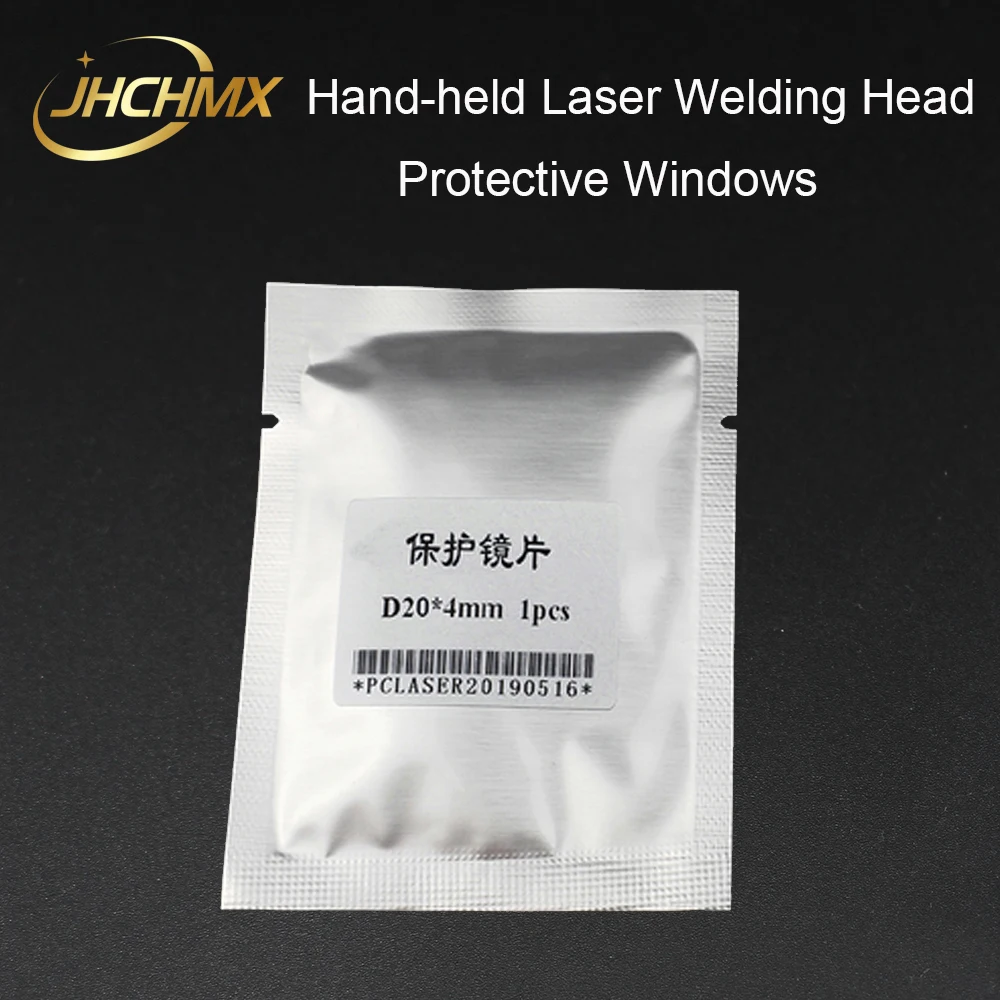 JHCHMX Laser Testa di Saldatura di Protezione Finestre 19.9*2 20*2/3/4 millimetri 1064nm 0-2KW per tenuto In mano di Saldatura Laser di Parti di Macchine