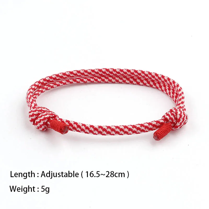 Fashion Paracord Bracelet Women Men Minimalist Adjustable Braclet Red Thread Braslet Emergency Rescue Survival Brazalete Pulsera