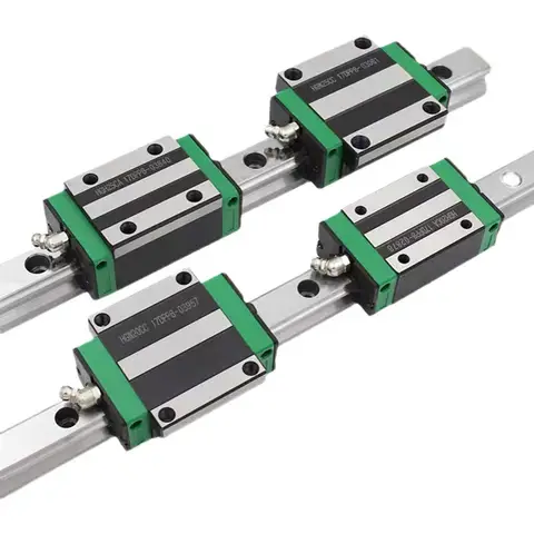2pcs HGH15/HGH20 linear guide rail any length 4pcs linear block carriage HGH15CA /20CA flang HGW15CC/20CC HGH15 CNC parts