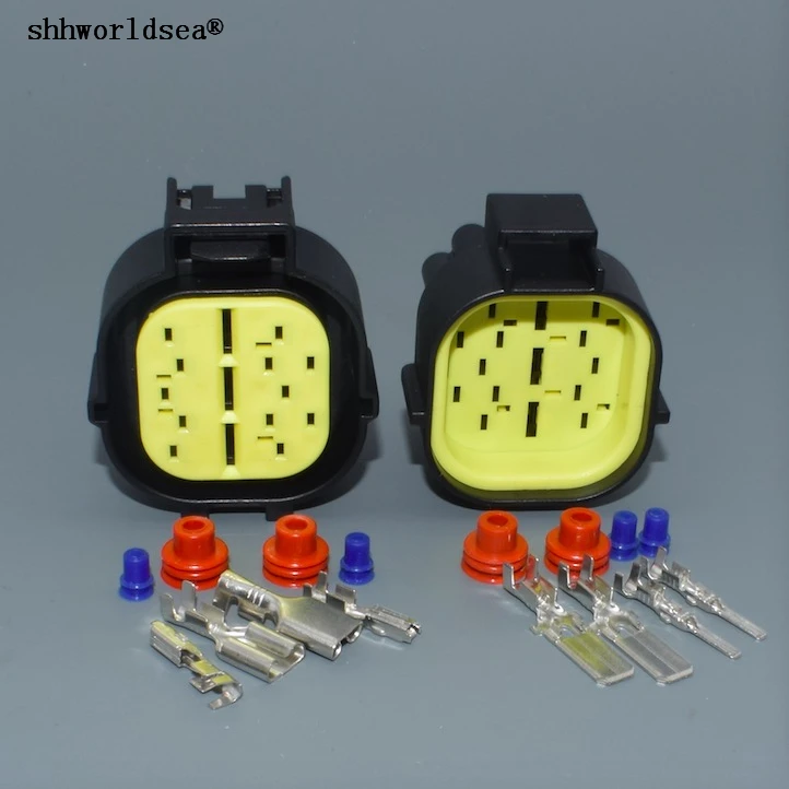 shhworldsea 1.8 series 1 Set 368301-1 2-85262-1  15 pin male and female cable connectors with terminals and seals 172747-1