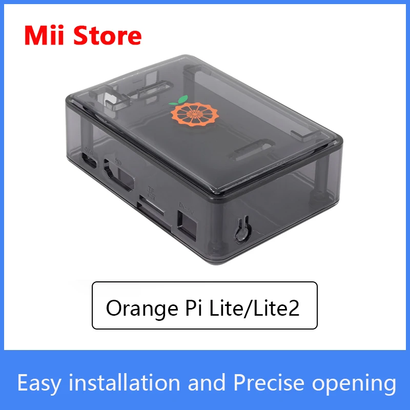 Orange Pi Lite/Lite2 ABS Black Protective Case, Easy installation and Precise opening