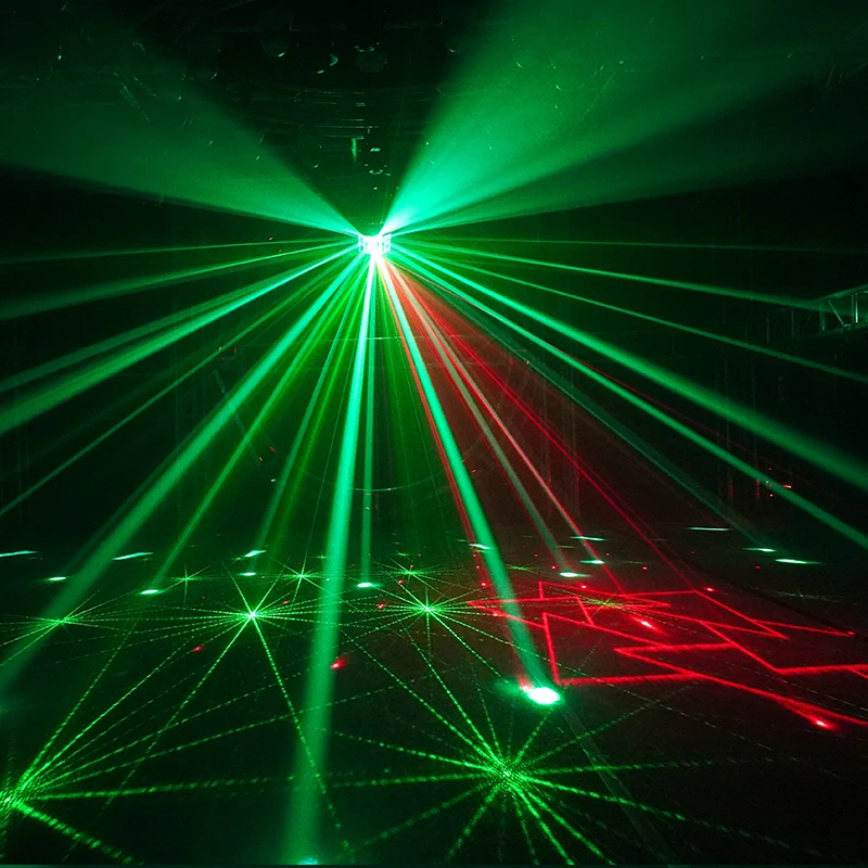 Projecteur Laser de scène à 3 couches, lumière de papillon Led RGB