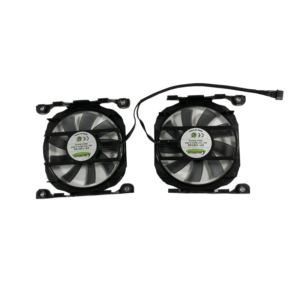Refroidisseur GPU, ventilateur de carte vidéo, 2 pièces/ensemble, CF-12815S, pour Leadtek WinFast GTX 760 Dual Fan OC,For Leadtek Winfast GTX 970 Hurricane