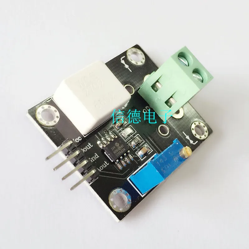 Датчик обнаружения тока WCS2702, регулируемый модуль защиты от короткого замыкания/перегрузки по току 2 А