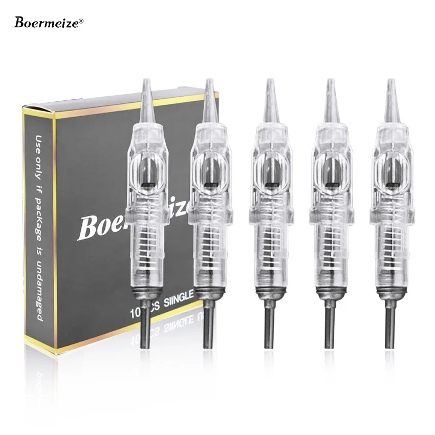 Disposable Microblading Eyebrow Tattoo Needles 1R 3R 5R 3RS 5RS 3F 5F Sterilized Permanent Makeup Cartridge Needle Tattoo Makeup