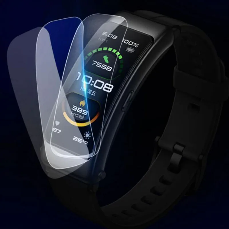 5 шт. прозрачный мягкий силиконовый чехол из ТПУ Smartband Защитная пленка для Huawei TalkBand Talk Band B6 смарт-браслет не оставляющее отпечатков пальцев