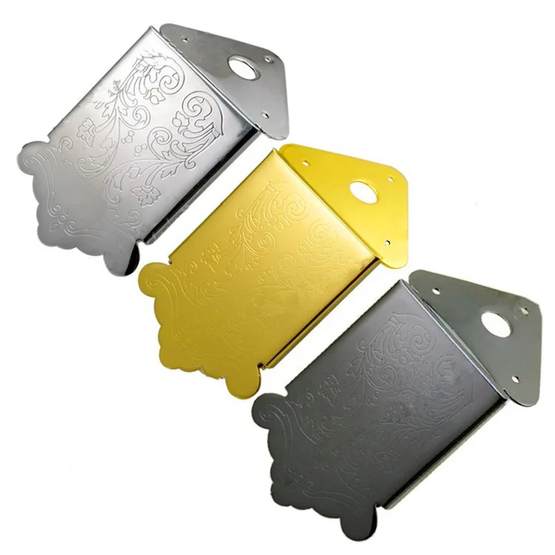 1Pcs Silver Chrome Black Gold Mandolin Bridge Tailpiece With Cover Accessories