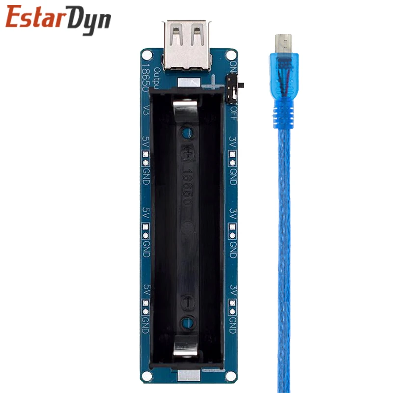 Placa protectora de carga de batería ESP32 ESP32S para Wemos para Raspberry Pi 18650, Puerto Micro USB V3 tipo A, USB 0.5A para carga Arduino