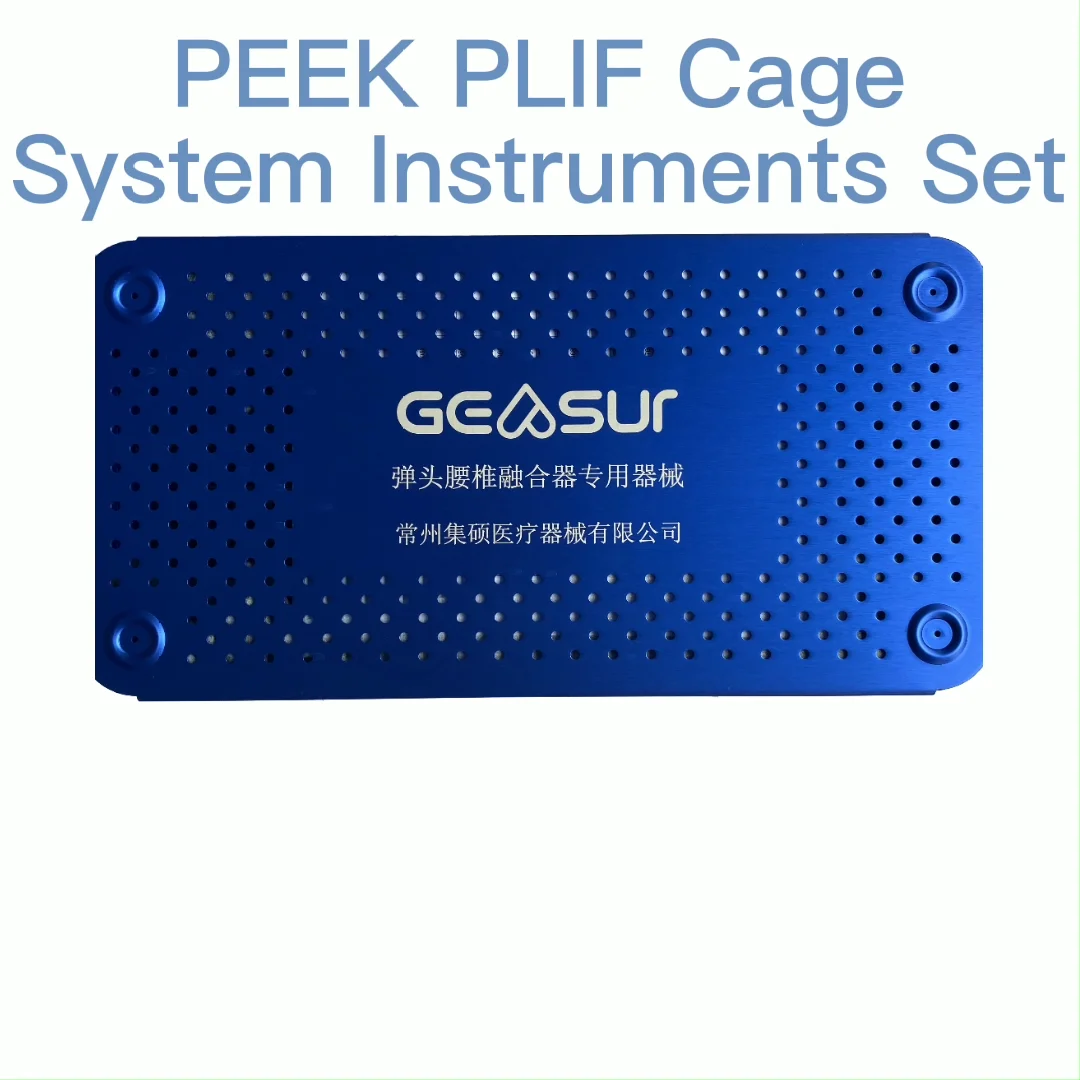PEEK PLIF Cage System Instruments Set