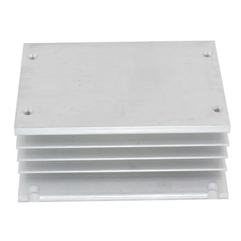 F-100 aluminum heat sink base for 1 Piece Three-Phase Solid State Relay DC control AC or AC control AC 10A 25A