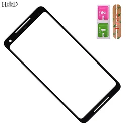 For Google Pixel 2XL LCD Front Outer Glass Touch Screen Outer Glass For Pixel 2 XL Panel With OCA Glue