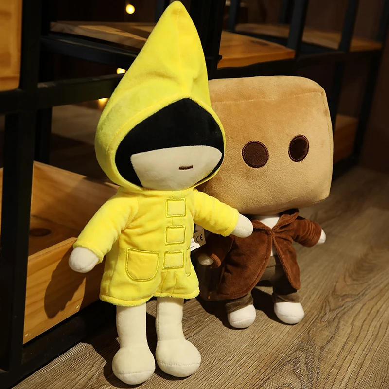 25/35cm Little Nightmares Plush Toy Adventure Game Cartoon Lovely Stuffed Dolls Cute Gift Toys for Girls Child Fans Collection