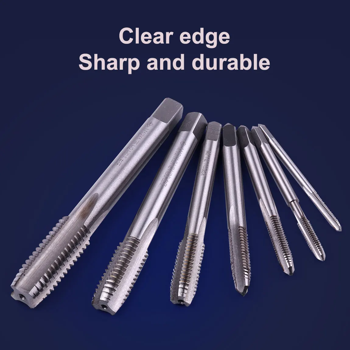 1PC HSS6542 Left Hand Thread Tap M3 M4 M5 M6 M8 M10 M12 M14 M16 M18 Metric Hand Tap Straight Flute Screw Thread Tap Drill Bit