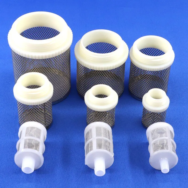 1~3pcs 1/2~4 Inch 304 Stainless Steel Net Filter Aquarium Fish Tank Filter Accessories Water Pump Protect Hose Mesh Strainer